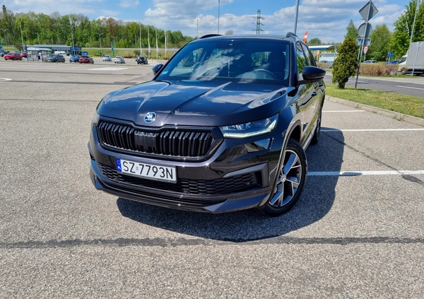 Skoda Kodiaq cena 142300 przebieg: 38000, rok produkcji 2021 z Gliwice małe 379